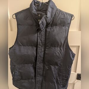 St. John's Bay Dark Blue Quilted Vest Small